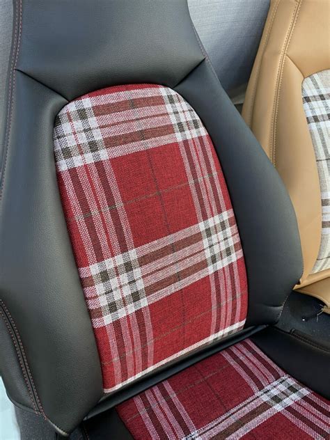 vintage plaid car seat covers